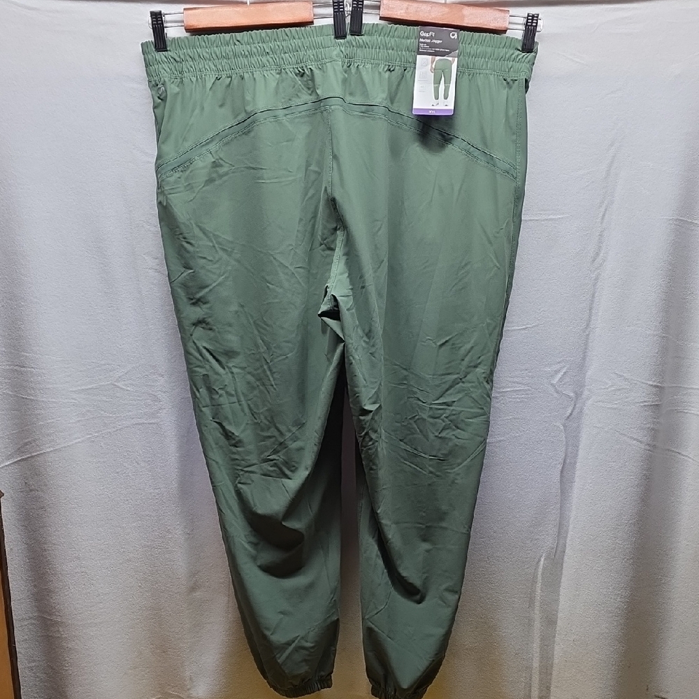 GAP Men's Olive Green Elastic Waist Jogger Pants